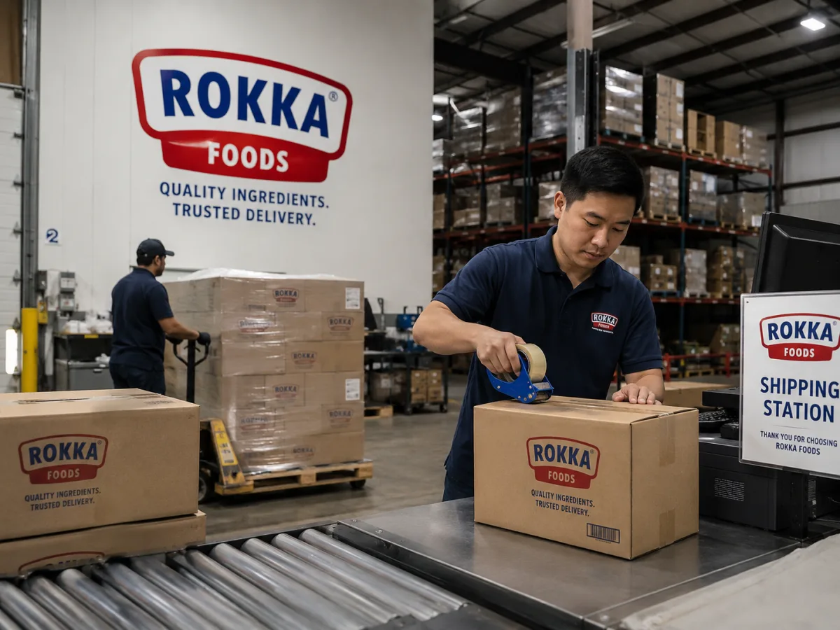 Rokka Foods fulfillment and shipping station
